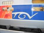 TGV-Triebwagen 4401 der SNCF fhrt als TGV 9575 von Paris Est - Strasbourg - Karlsruhe Hbf - Stuttgart Hbf - Ulm Hbf - Augsburg Hbf nach Mnchen Hbf.
