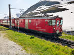 21/593377/deh-44-i---21-der Deh 4/4 I - 21 der Matterhorn-Gotthard-Bahn von Disentis nach Andermatt aufgenommen am 04.06.2015 zwischen dem Oberalppass und Andermatt