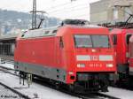 101 117-0 im Ulmer Hbf aufgenommen am 21.12.2009