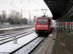 101 057-8 im Ulmer Hbf aufgenommen am 21.12.2009