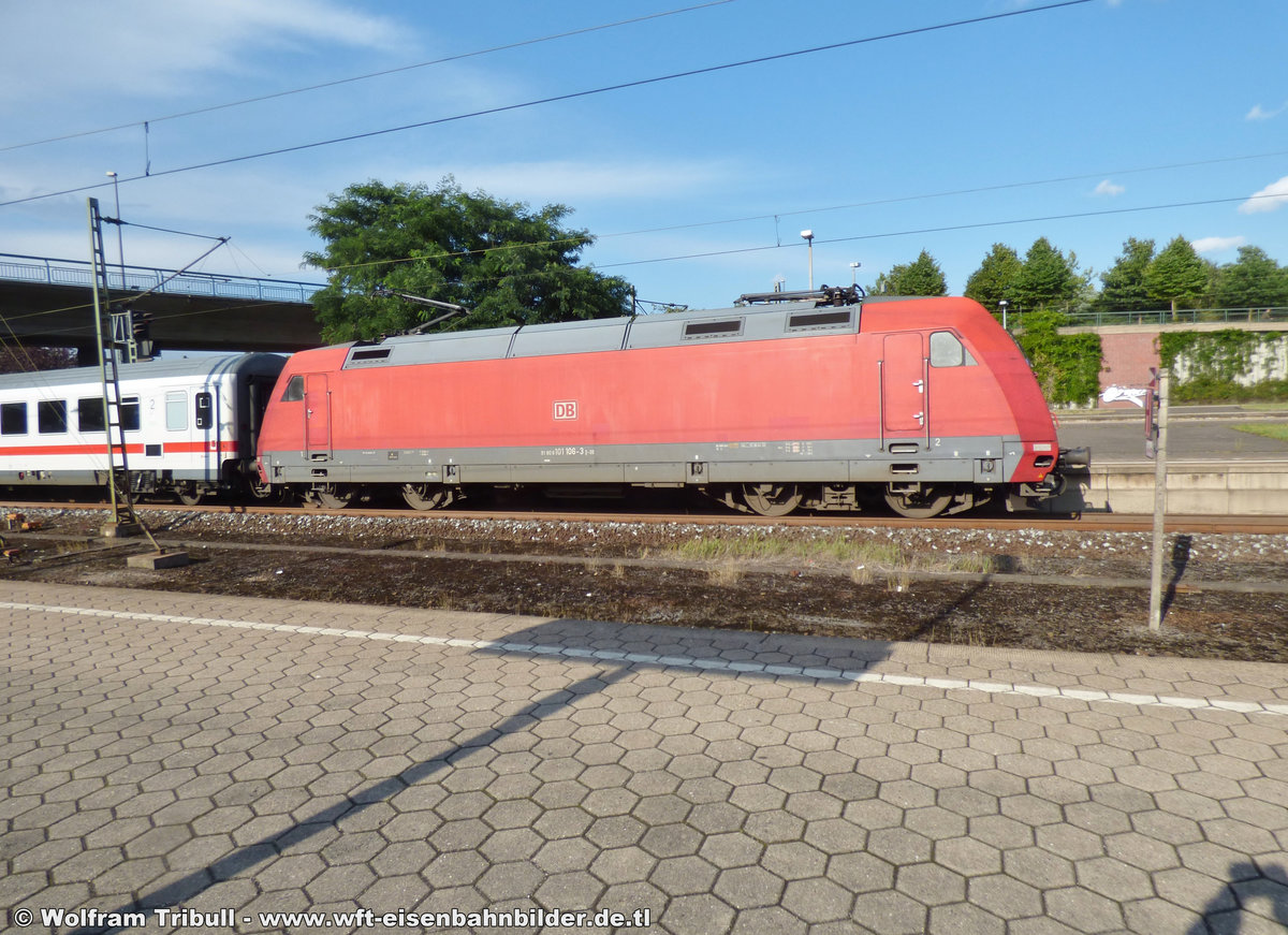 101 106-3 aufgenommen am 12.08.2014 im Bahnhof Hamburg-Harburg