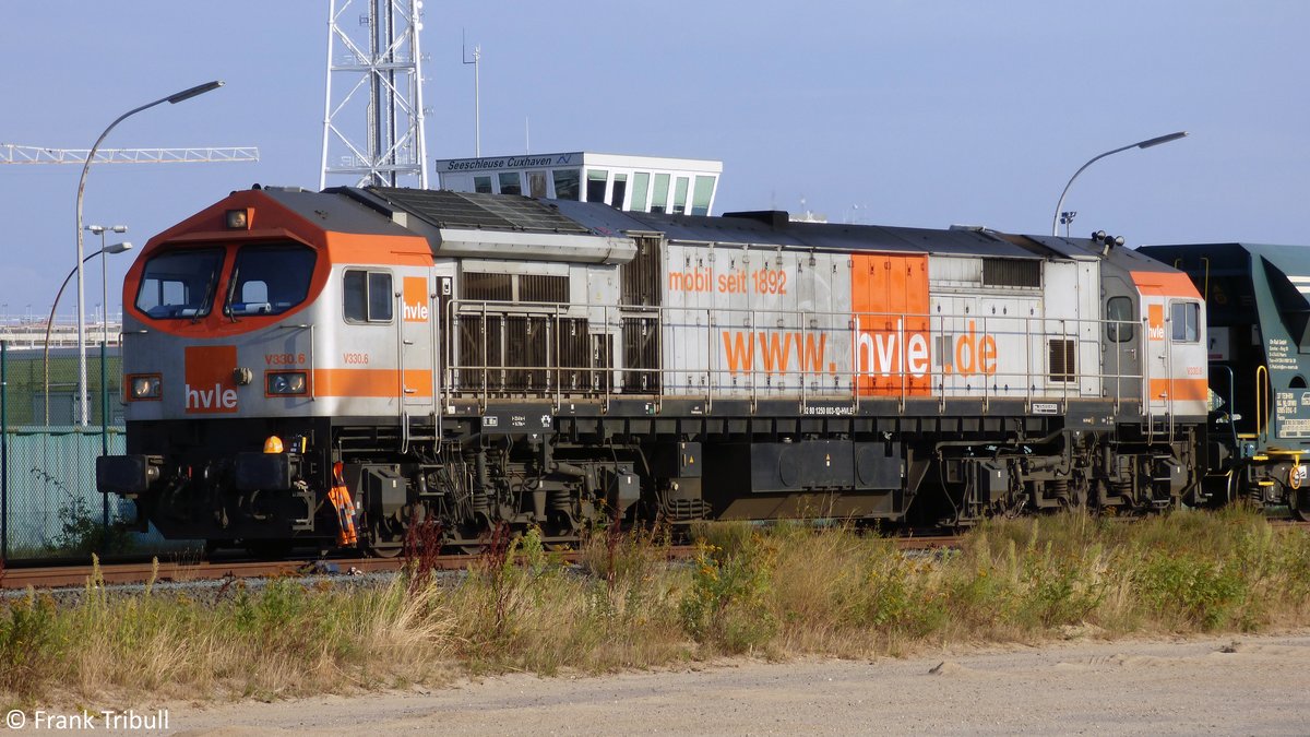 250 003-1 von der Havelländische Eisenbahn AG aufgenommen am 13.08.2014 bei Cuxhaven