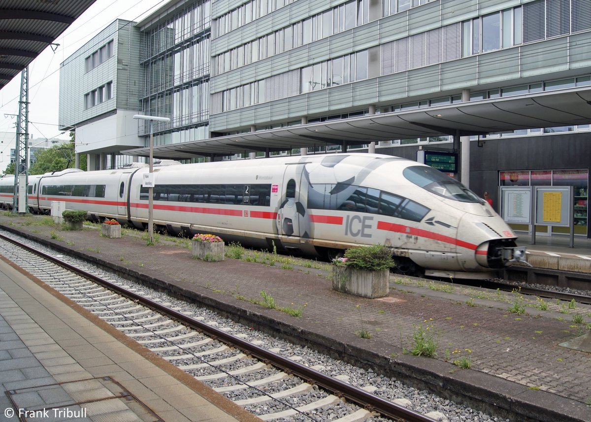 406 512 Taufname Montabaur aufgenommen im Hauptbahnhof Freiburg am 24.06.2012