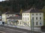 Das Bahnhofgebäude von Immendingen aufgenommen am 26.10.09.