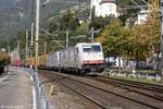 186 901-5 der Crossrail AG aufgenommen am 03.10.2014 in Flüelen (Schweiz)