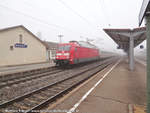 101 084-2 aufgenommen am 12.91.2012 mit dem IC 2370  Schwarzwald  von Konstanz nach Hamburg-Altona im Bahnhof Donaueschingen