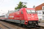 101 089-1 mit dem IC 2004  Bodensee  von Konstanz nach Emden Hbf aufgenommen im Bahnhof Donaueschingen am 01.07.2012