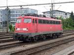 110 446-2 am 23.06.2013 abgestellt im Bahnhof Singen (Hohentwiel)