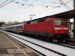 ‎120 150-8 als IC 2279  Schwarzwald  von Stralsund Hbf nach Konstanz im Donaueschinger Bahnhof aufgenommen am 18.02.2012