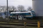 Auch 223 064 des Arriva-Lnderbahn-Express mu mal an die Tankstelle in Lindau Hbf aufgenommen am 28.12.2009