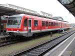 Der Triebwagen 928 346-6 in Friedrichshafen Stadtbahnhof aufgenommen am 17.10.09
